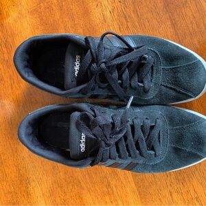 Adidas Women’s Black Suede Sneakers